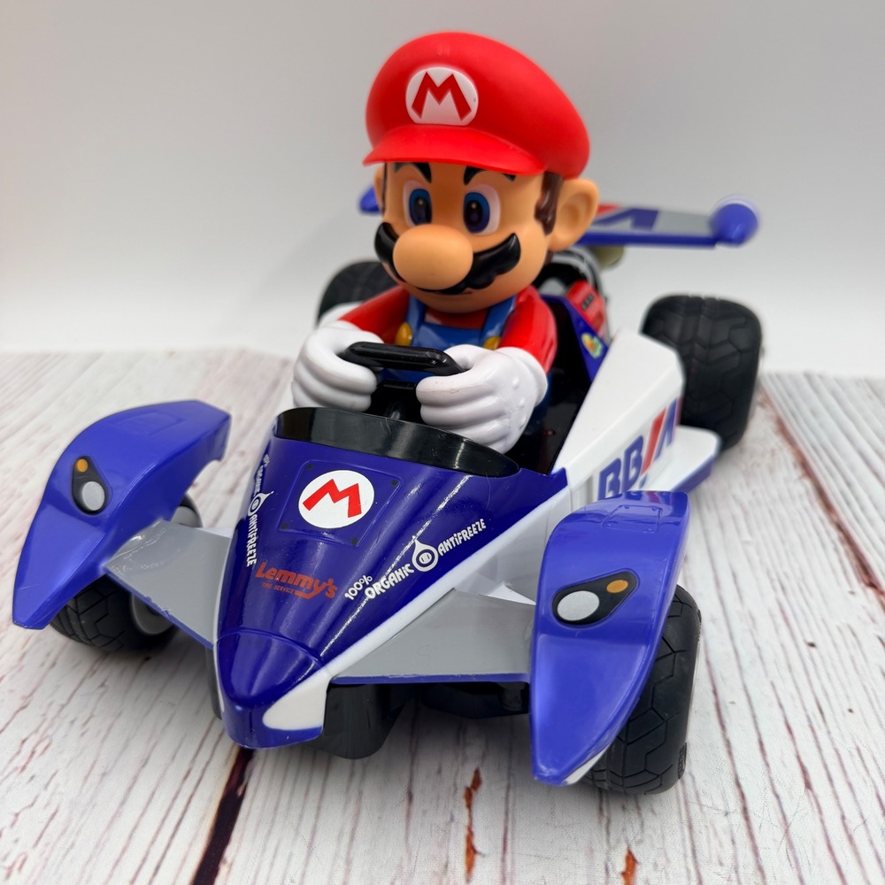 Nintendo Mario Kart Carrera RC B-Dasher Car 2.4GHz Blue White Untested 2020